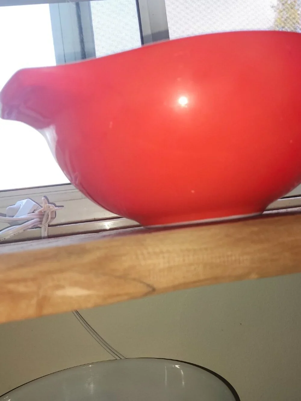 Pyrex red Cinderella 444